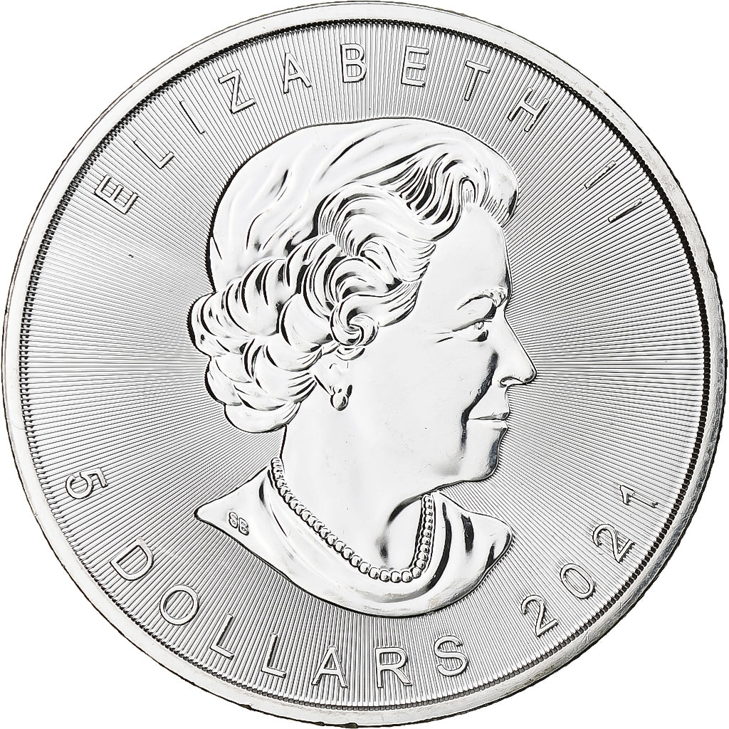 Canada, Elizabeth II, 5 dollars, 1 oz, Maple Leaf, 2021, Winnipeg, Proof