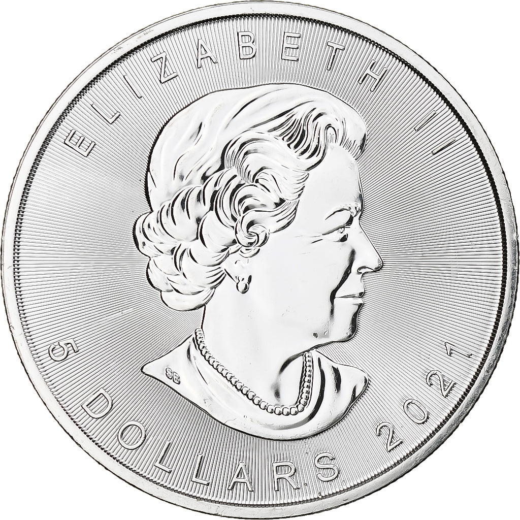 Canada, Elizabeth II, 5 dollars, 1 oz, Maple Leaf, 2021, Winnipeg, Proof
