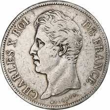 France, Louis-Philippe, 5 Francs, 1828, Paris, Silver, VF(30-35), Gadoury:644