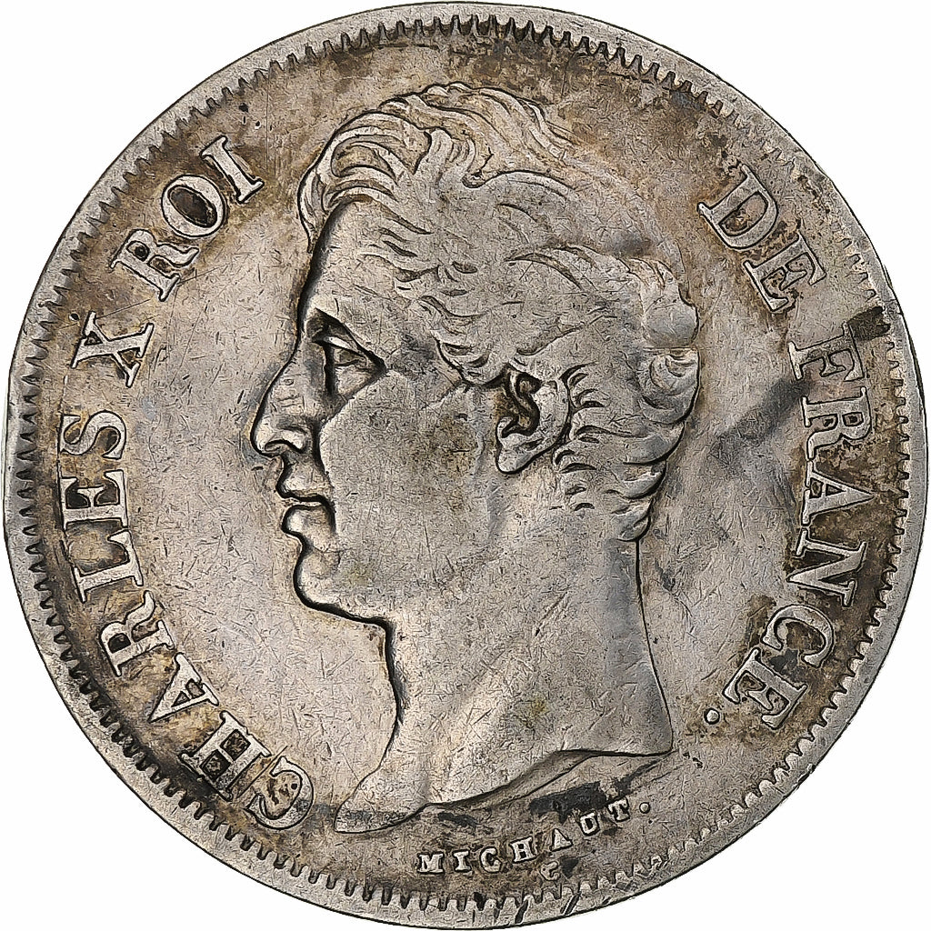 France, Louis-Philippe, 5 Francs, 1830, Marseille, Silver, VF(30-35) Gadoury:644