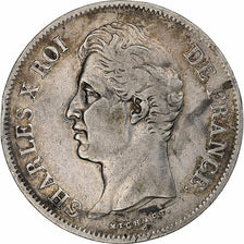 France, Louis-Philippe, 5 Francs, 1830, Marseille, Silver, VF(30-35) Gadoury:644