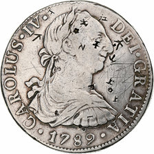 Mexico, Charles IV, 8 Reales, 1789, Mexico, Chinese chopmarks, Silver