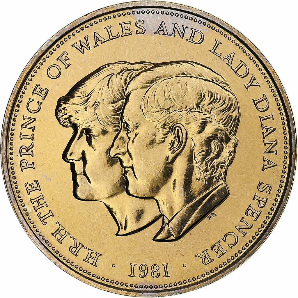 Verenigd Koninkrijk, Elizabeth II, 25 New Pence, Royal Wedding, 1981