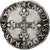 France, Charles X, 1/4 Ecu, 1596, Dinan, Silver, VF(30-35), Gadoury:521