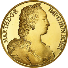 Belgium, 100 Écu, 1 Oz, Marie-Thérèse, 1989, Gold, Proof, MS(64)
