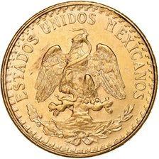 Mexico, 2 Pesos, 1945, Mexico, Gold, MS(63), KM:461