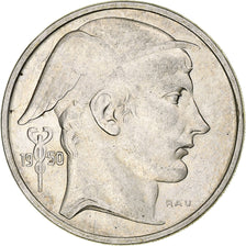 Bélgica, Régence Prince Charles, 50 Frank, Mercure, 1950, Brussels, Plata, MBC