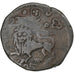 Inde, État princier de Mysore, Raja Krishna Wodeyar, 20 Cash, 1835, Bangalore