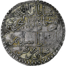 Tunisia, Selim III, Rial, AH 1221/1806, Tunis, Billon, EF(40-45), KM:72.2