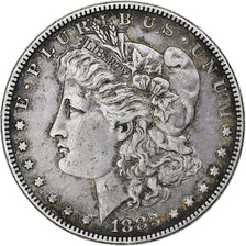 United States, Dollar, Morgan, 1883, Philadelphia, Silver, EF(40-45), KM:110