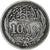Egitto, Hussein Kamil, 10 Piastres, 1917, Bombay, Argento, BB, KM:319