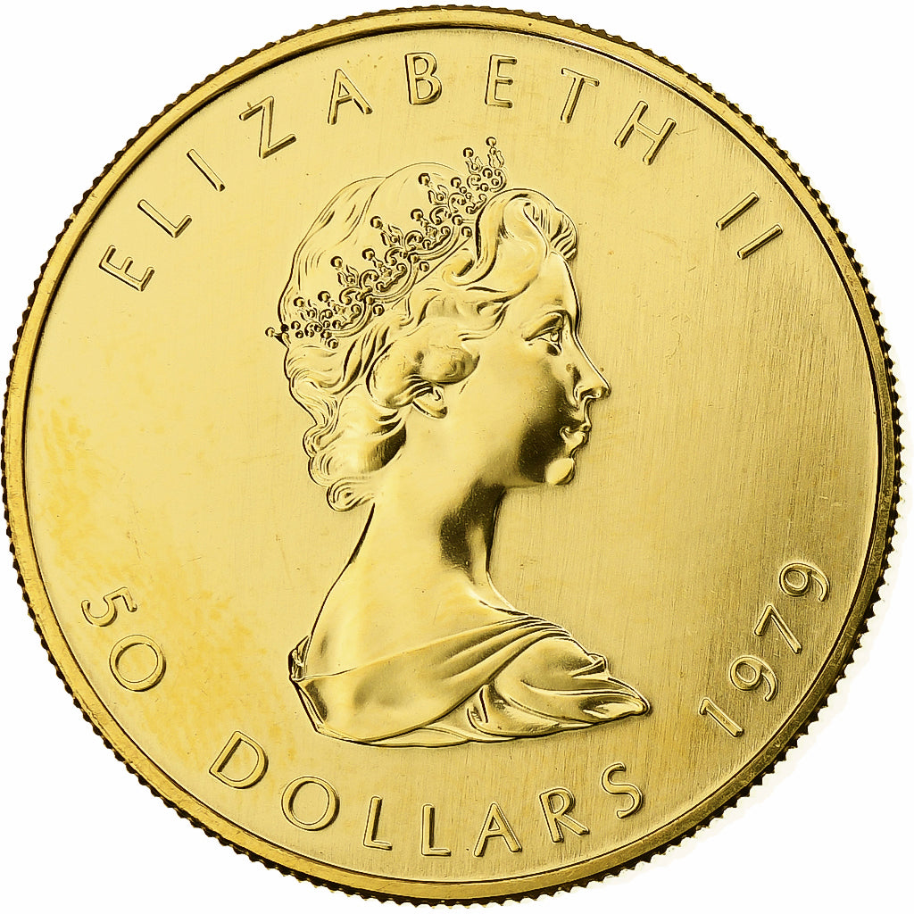 Canada, Elizabeth II, 50 Dollars, 1 Oz, Maple Leaf, 1979, Ottawa, Gold, MS(64)