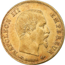 Frankrijk, Napoleon III, 5 Francs, 1857, Paris, Grand Module, Goud, PR
