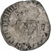 France, Henri IV, Douzain aux deux H, 1593, Bordeaux, Billon, F(12-15)