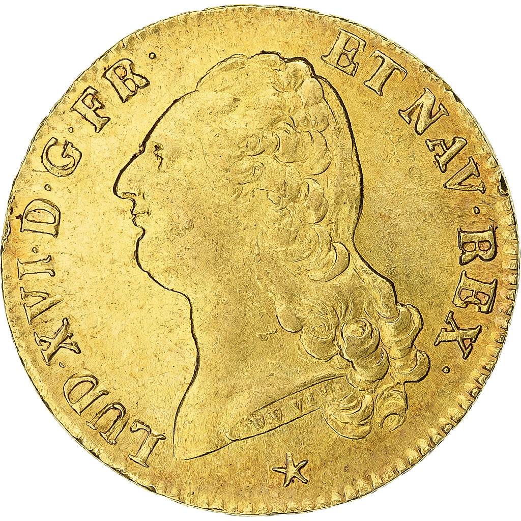 Frankreich, Louis XVI, Double Louis d'or à la tête nue, 1786, Lille, Gold, VZ