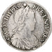 France, Louis XIV, 1/2 Écu à la mèche longue, 1652, Angers, Argent, TB+