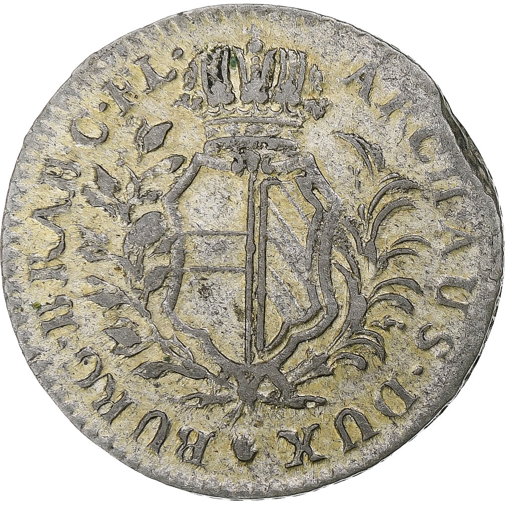 PAÍSES BAJOS AUSTRIACOS, Maria Theresa, 10 Liards, 1750, Anvers, Plata, MBC+