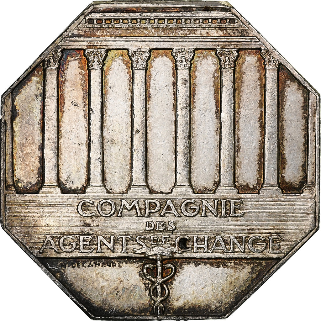 Frankreich, betaalpenning, Compagnie des agents de change, 1967, Silber