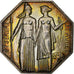 France, Token, Compagnie des agents de change, 1967, Silver, Belmondo/Delamarre