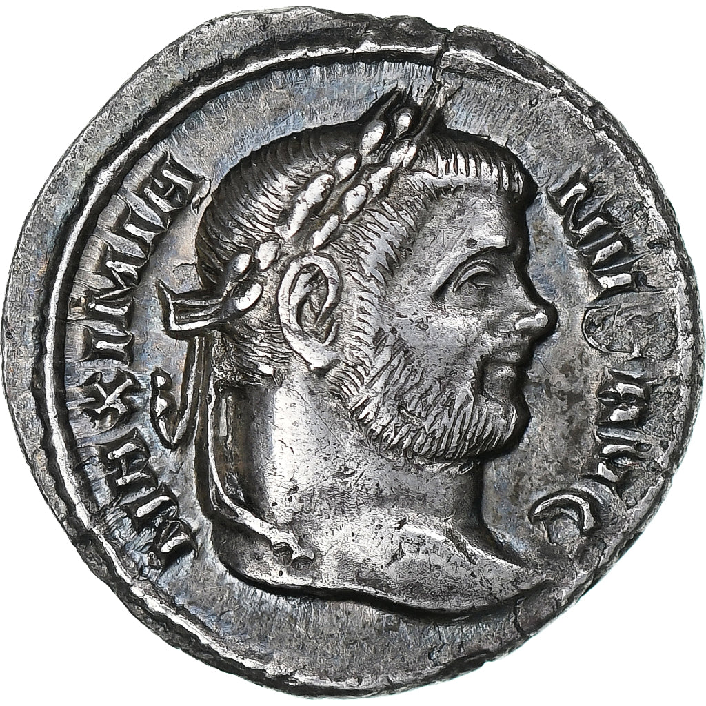 Maximien Hercule, Argenteus, 285-310, Siscia, Silver, MS(63), RIC:43b