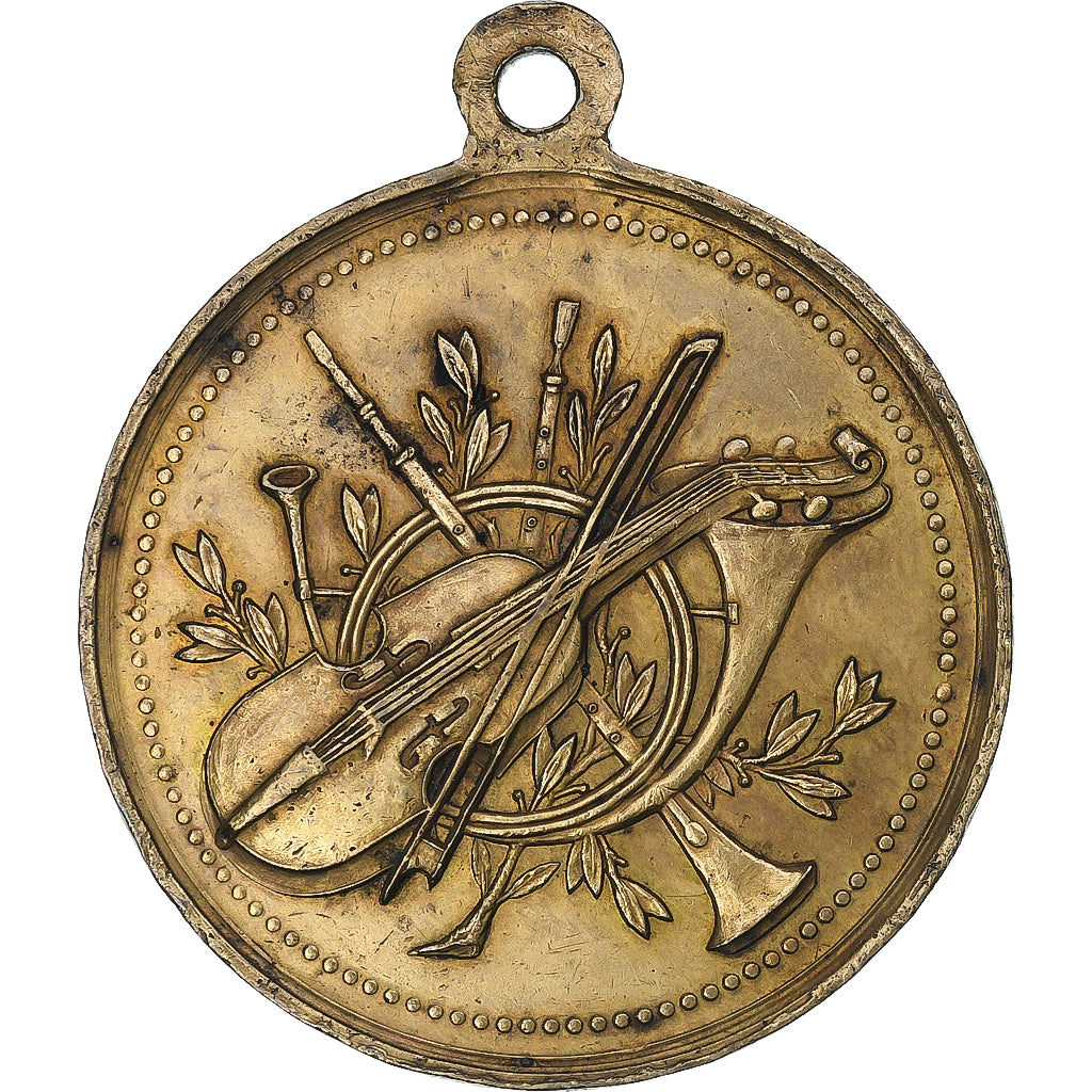 Belgium, Medal, Rubens, 300e anniversaire, 1877, Anvers, Brass, AU(55-58)