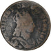France, Louis XIV, Liard, 1657, Meung-sur-Loire, Copper, VF(20-25), Gadoury:80
