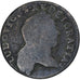 France, Louis XV, 1/2 Sol au buste enfantin, 1719, Metz, Cuivre, TB, Gadoury:273