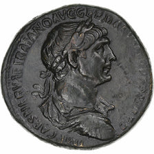 Trajan, Sestertius, 112-114, Rome, Bronze, AU(50-53), RIC:604