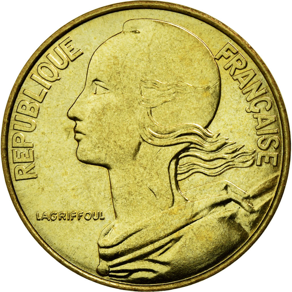 Coin, France, Marianne, 20 Centimes, 1999, Paris, MS(65-70), Aluminum-Bronze