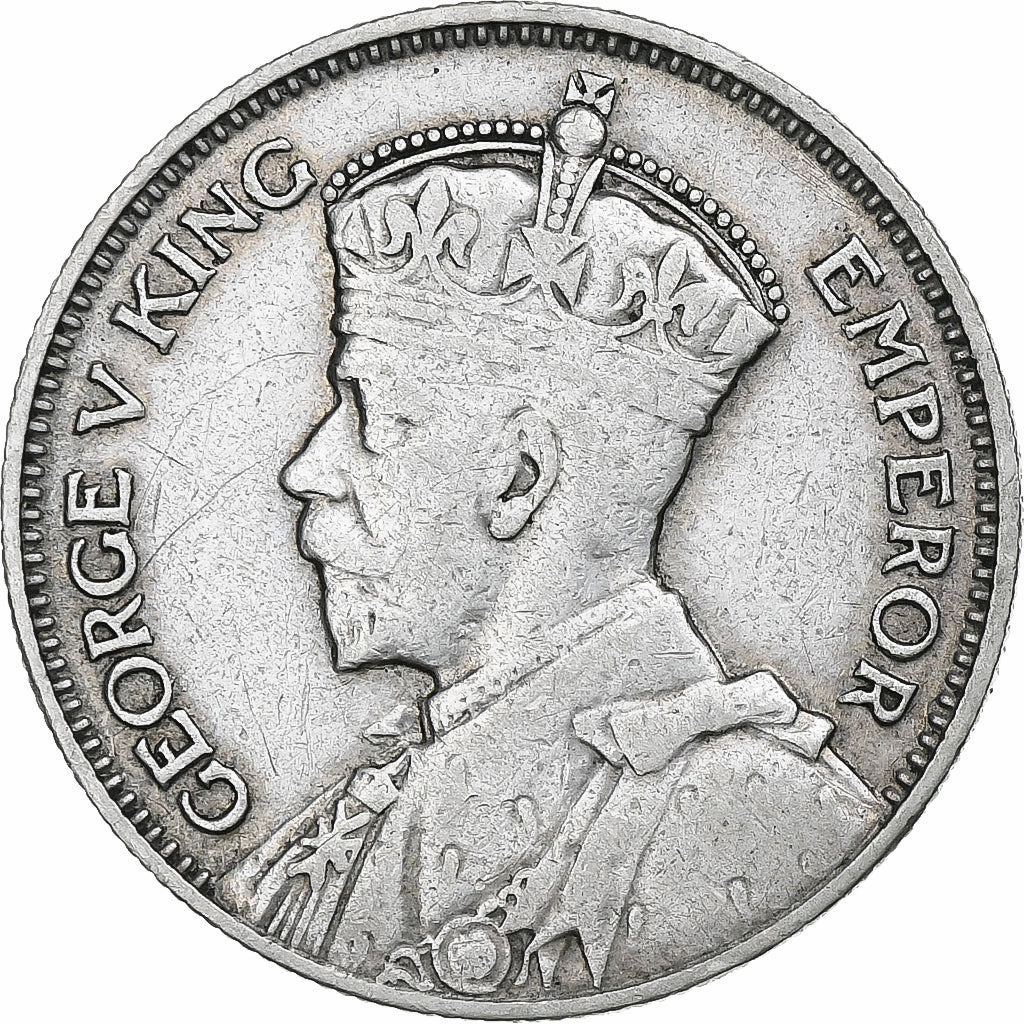 Nova Zelândia, George V, Shilling, 1934, London, Prata, EF(40-45), KM:3