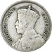 Nowa Zelandia, George V, 6 Pence, 1934, London, Srebro, VF(30-35), KM:2