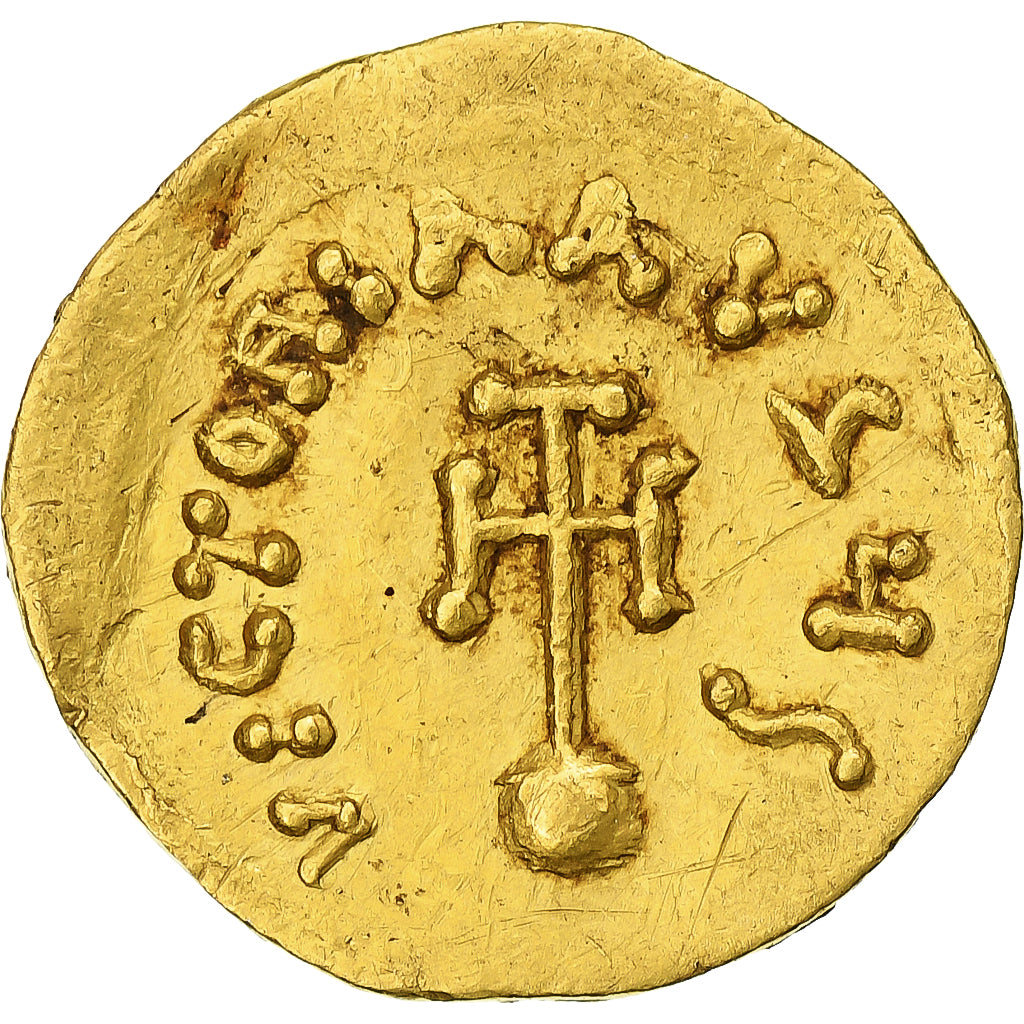 Heraclius, Semissis, 613-641, Constantinople, Gold, EF(40-45), Sear:785