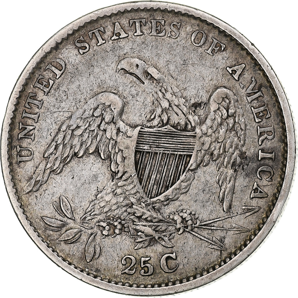 United States, Quarter, Liberty Cap, 1834, Philadelphia, Silver, VF(30-35)