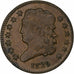 United States, Half Cent, Classic Head, 1829, Philadelphia, Copper, AU(55-58)