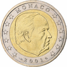 Monaco, Rainier III, 2 Euro, 2001, Monnaie de Paris, Bi-Metallic, MS(63)