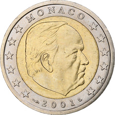 Monaco, Rainier III, 2 Euro, 2001, Monnaie de Paris, Bimétallique, SPL