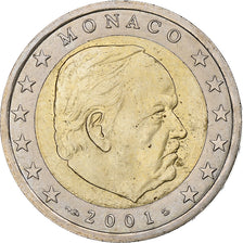 Monaco, Rainier III, 2 Euro, 2001, Monnaie de Paris, Bi-metallico, SPL