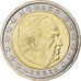 Monaco, Rainier III, 2 Euro, 2002, Monnaie de Paris, Bi-Metallic, UNZ
