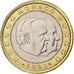 Monaco, Rainier III, Euro, 2001, Monnaie de Paris, Bi-Metallic, UNZ
