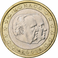 Monaco, Rainier III, Euro, 2001, Monnaie de Paris, Bi-Metallic, UNZ