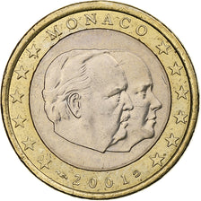 Monaco, Rainier III, Euro, 2001, Monnaie de Paris, Bi-Metallic, MS(63)