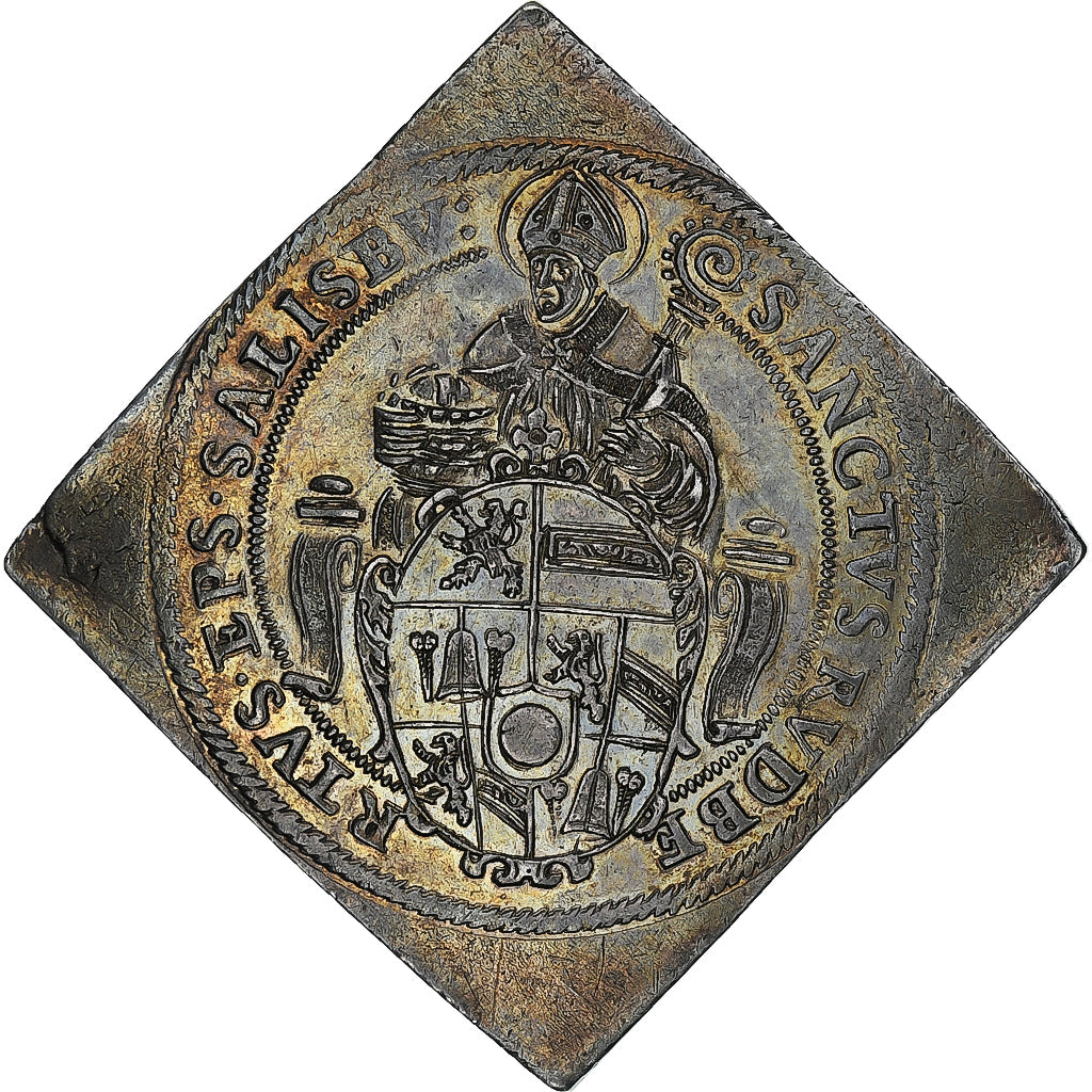 Autriche, Évêché de Salzbourg, Wolf Dietrich von Raitenau, Thaler, 1593