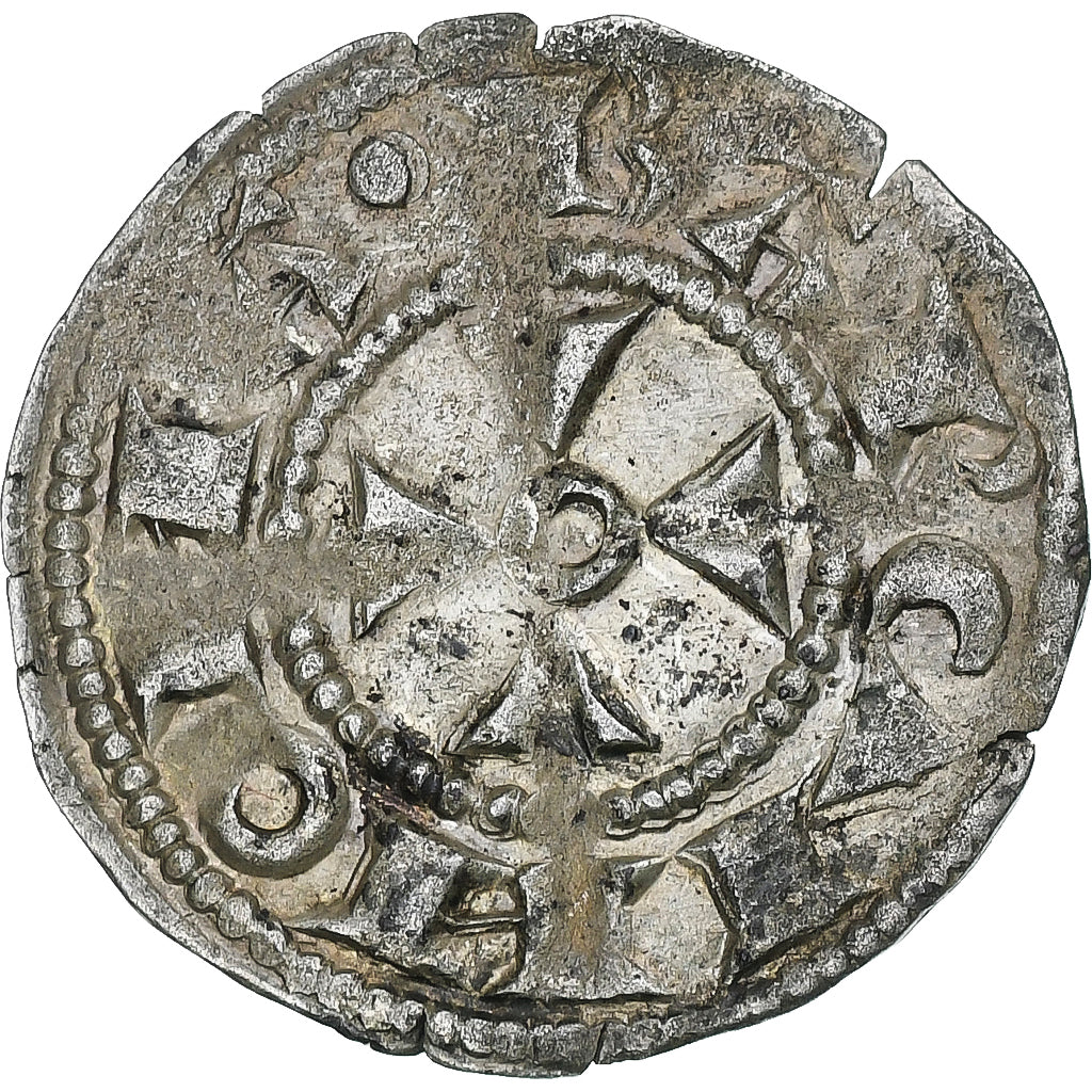 España, Principality of Catalonia, Pierre Ier de Barcelone, Denier, 1196-1213