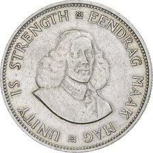 Sudafrica, 20 Cents, Van Riebeeck, 1962, Pretoria, Argento, BB, KM:61