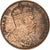 Ceylon, Edward VII, Cent, 1909, Calcutta, Copper, AU(50-53)