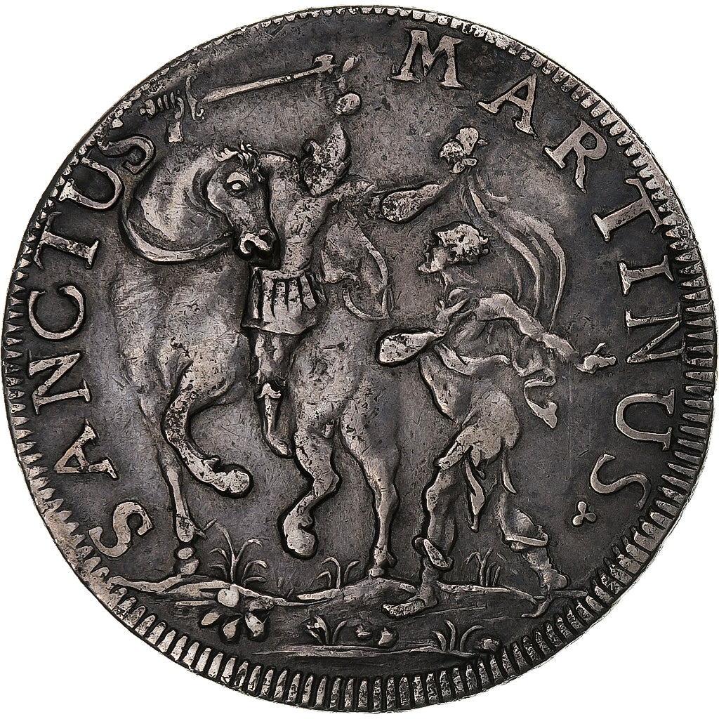 Republic of Lucca, Scudo, 1747, Lucca, Silver, VF(30-35)
