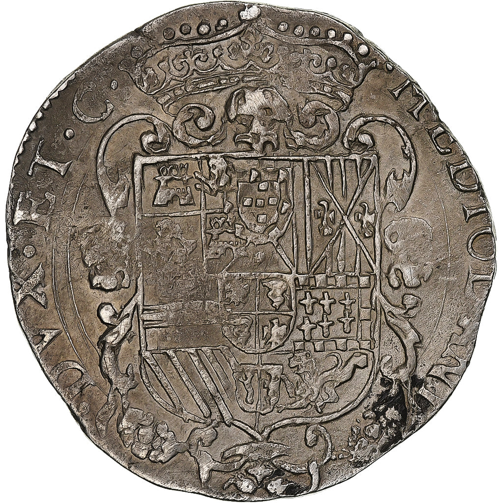 Duché de Milan, Carlo II, Filippo, 1676, Milan, Argent, TTB