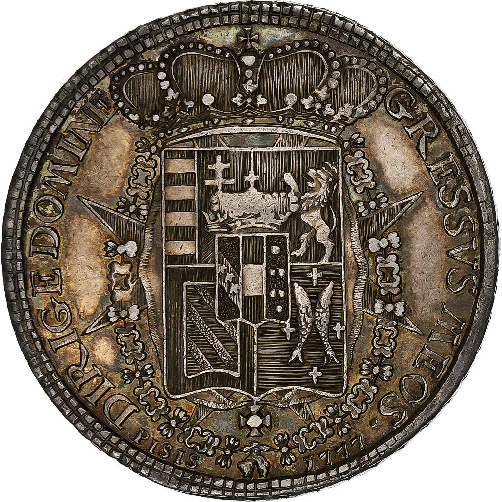 Italia, Grand Duchy of Tuscany, Pietro Leopoldo, Francescone, 1777, Florence