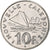 Nowa Kaledonia, 10 Francs, 1995, Pessac, I.E.O.M., Nikiel, MS(63), KM:11
