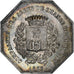 Francia, ficha, Compagnie des Agents de Change de Bordeaux, 1835, Argento